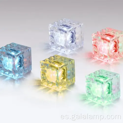 Elegantes luces de jardín solar con diseño de cristal